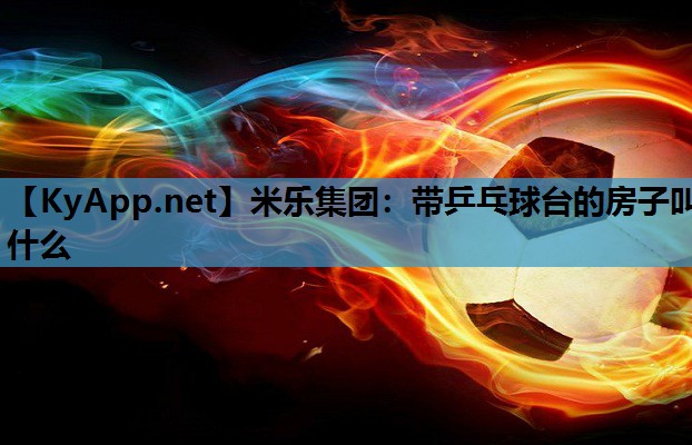带乒乓球台的房子叫什么 带乒乓球台的房子叫什么